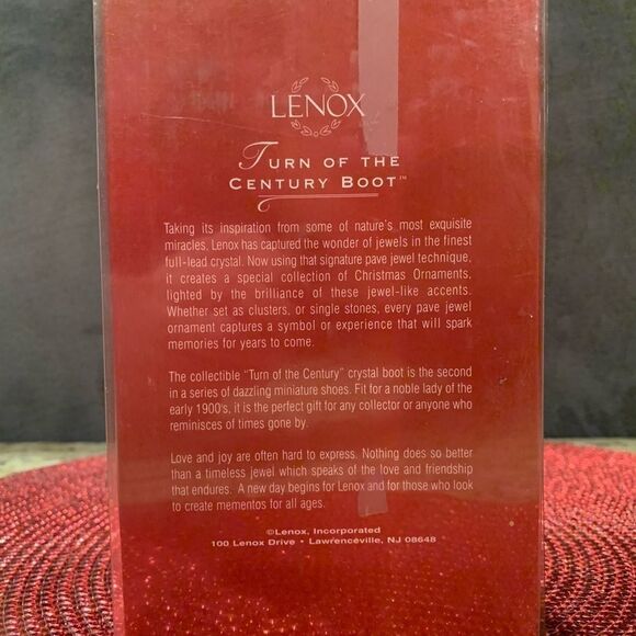 Lenox Turn of the Century Boot Xmas Ornament - Picture 4 of 4